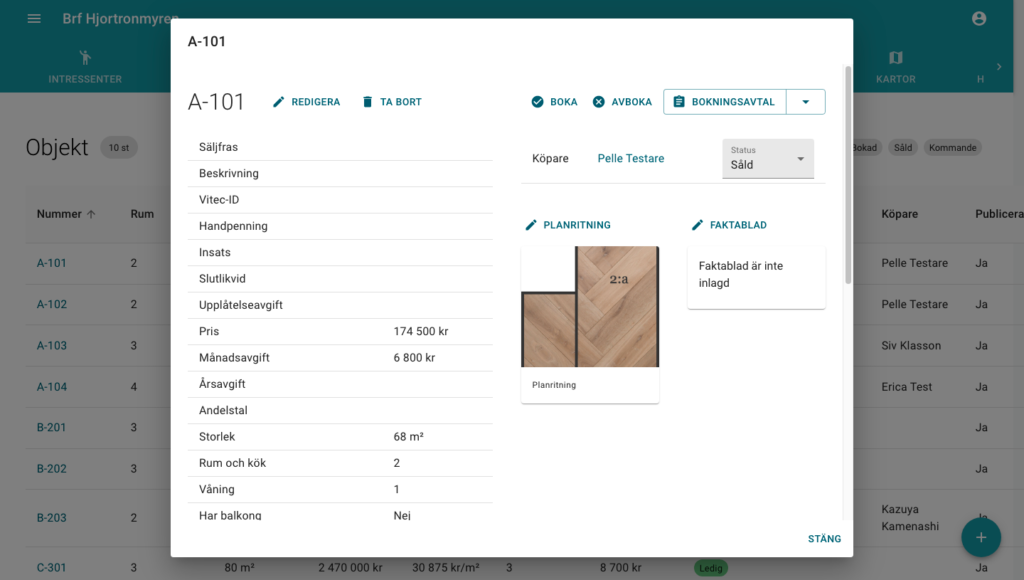 nyproduktion, bostad, mäklarsystem